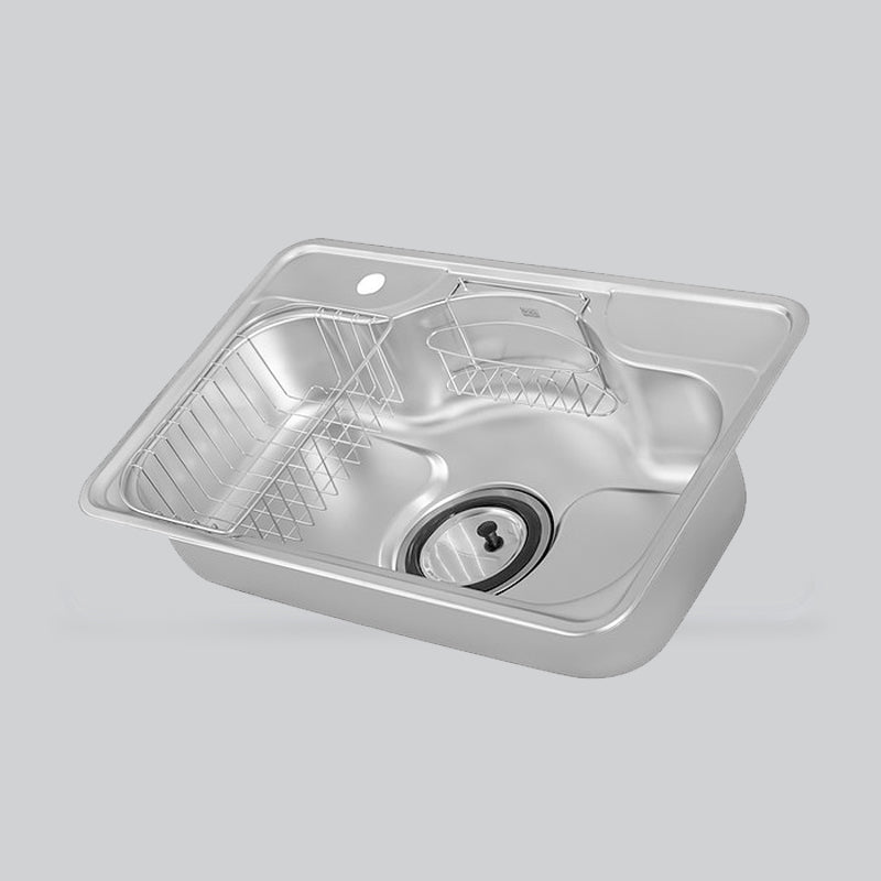 حوض مطبخ هانز الكوري – ستانلس ستيل 304 – مقاس - 48 × 75 سم موديل – CDIC 750