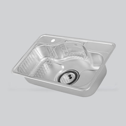 حوض مطبخ هانز الكوري – ستانلس ستيل 304 – مقاس - 48 × 75 سم موديل – CDIC 750