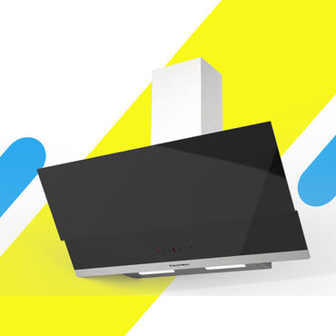 شفاط مطبخ إيكوماتيك 90 سم ديكوري ـ تاتش وبالريموت قوة شفط 1000 م³/س - موديل - H9110MRTX