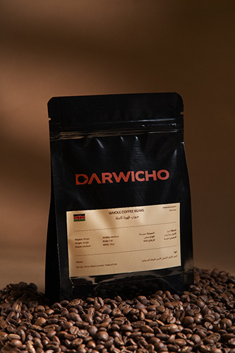 حبوب قهوة كاملة كينية أرابيكا 100%  – درويتشو كوفي – 250 جرام