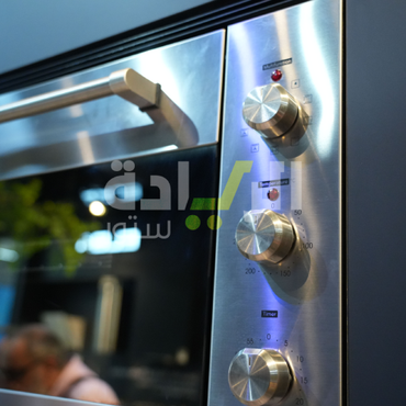 فرن بلت إن كهرباء إلبا 90 سم 9 وظائف - سعة 83 لتر، تصميم استانلس ستيل، شواية كهربائية، مؤقت إلكتروني، مروحة تبريد - موديل - 102-501XMA