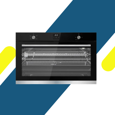 فرن غاز بلت إن ليفون 90 سم بأمان كامل وزجاج ثلاثي وLOW-E ومروحتين تربو – موديل 1612002