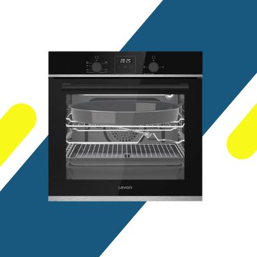 فرن غاز بلت إن ليفون 60 سم – ثرموستات دقيق، مروحة تربو، زجاج ثلاثي LOW-E – موديل 1612004