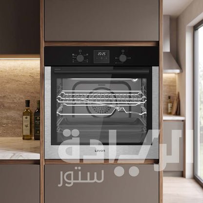 Levon Built-in Gas Oven 60 cm - Precise Thermostat, Turbo Fan, Triple LOW-E Glass - Model 1612005