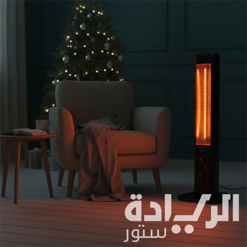 دفاية كهربائية بيورتي كومتيل 1800 وات، لون أسود - موديل - MH-1800