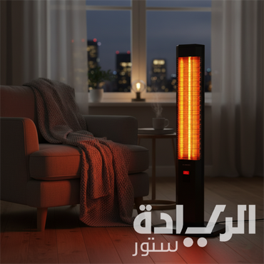 دفاية كهربائية بيورتي كوميتل 1800 وات، أسود - موديل - MHR-1800