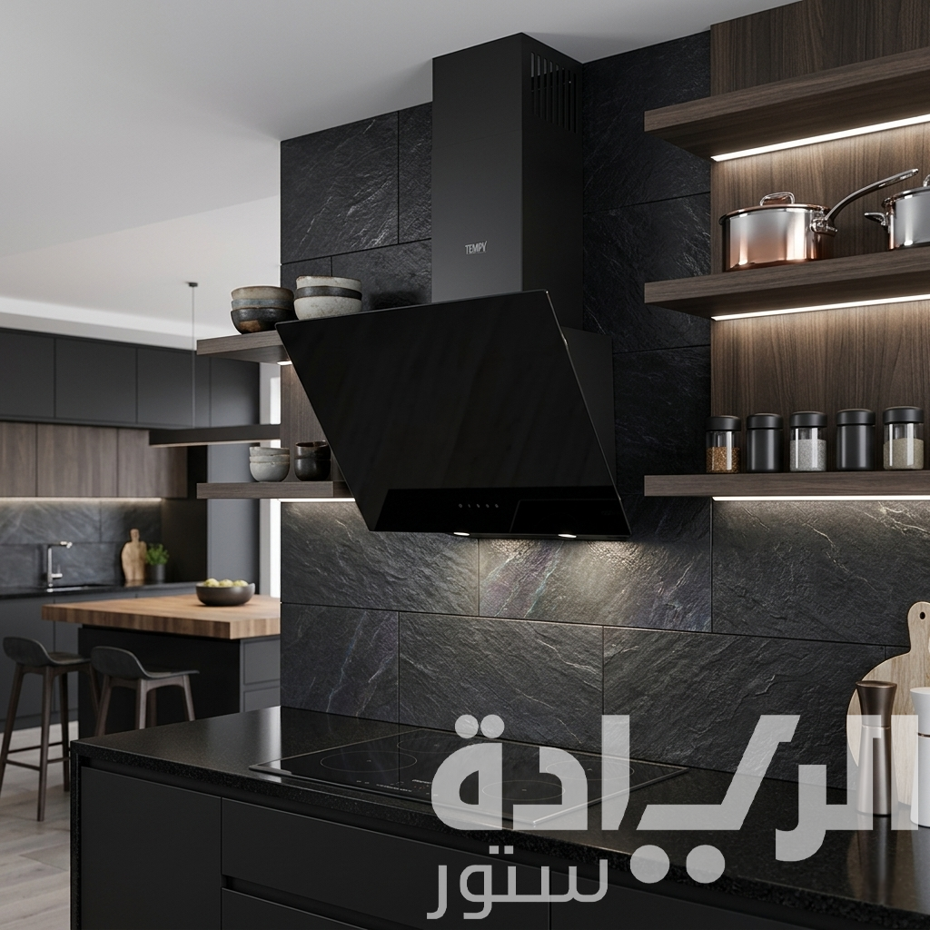 شفاط تيفا (Teva) ديكوري 60 سم – زجاج أسود – قوة شفط 650 متر مكعب – 4 سرعات تاتش وريموت – موديل 1TC.650 BLACK