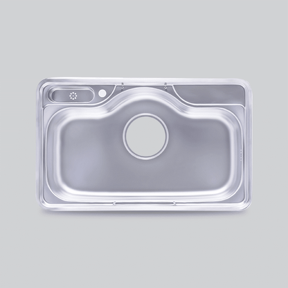 هانز ـ حوض مطبخ كوري ستانليس ستيل مقاس 85*51 موديل DJIS 850p