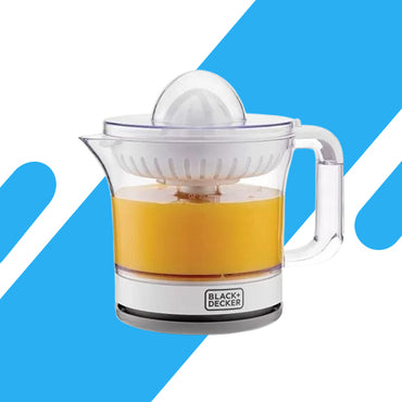 عصارة موالح وخضروات بسعة 600 مل للعصر - 25 واط - من بلاك اند ديكر موديل CJ675