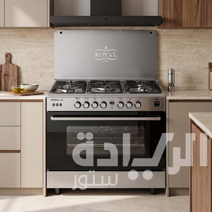 Royal Master Chef Gas Cooker 90 cm – Full Safety – Cast Iron Pan Supports – Model 2010186