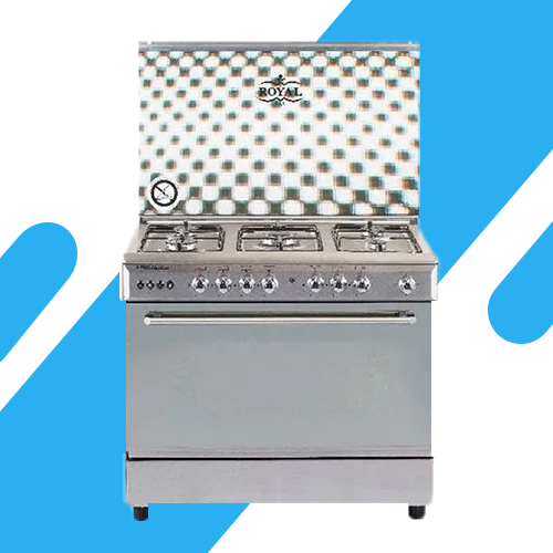 بوتاجاز رويال سيزر 2010274 5 شعلات 90 سم – كاست بمروحة للفرن