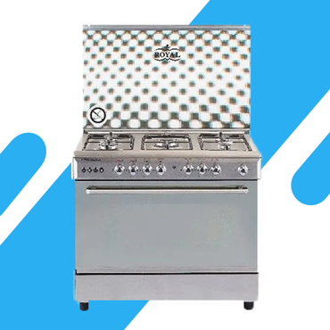 بوتاجاز رويال سيزر 2010274 5 شعلات 90 سم – كاست بمروحة للفرن