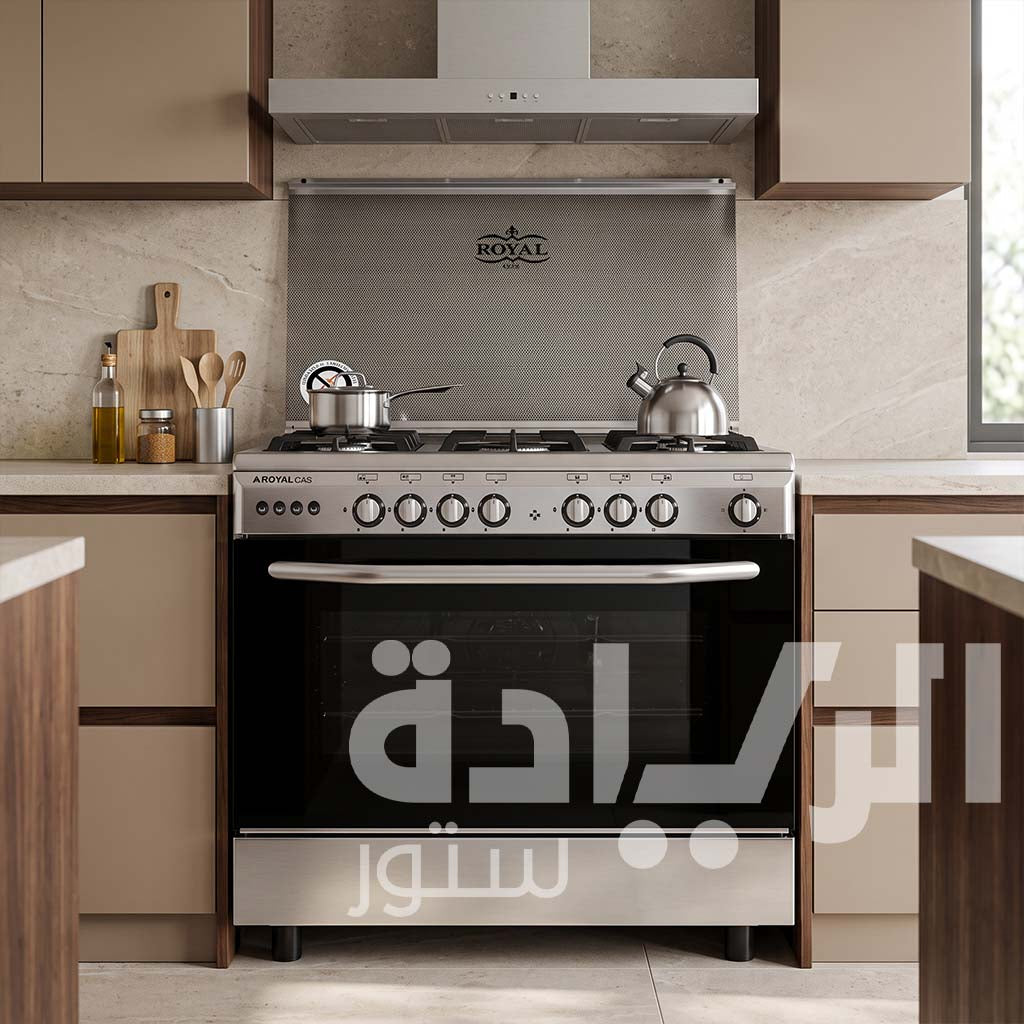 Royal Lite Cast Gas Cooker 90 cm Stainless Steel - 2010275