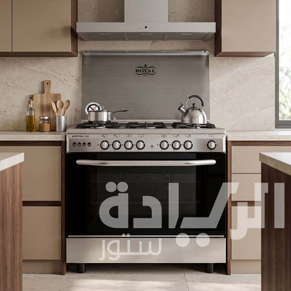 Royal Lite Cast Gas Cooker 90 cm Stainless Steel - 2010275