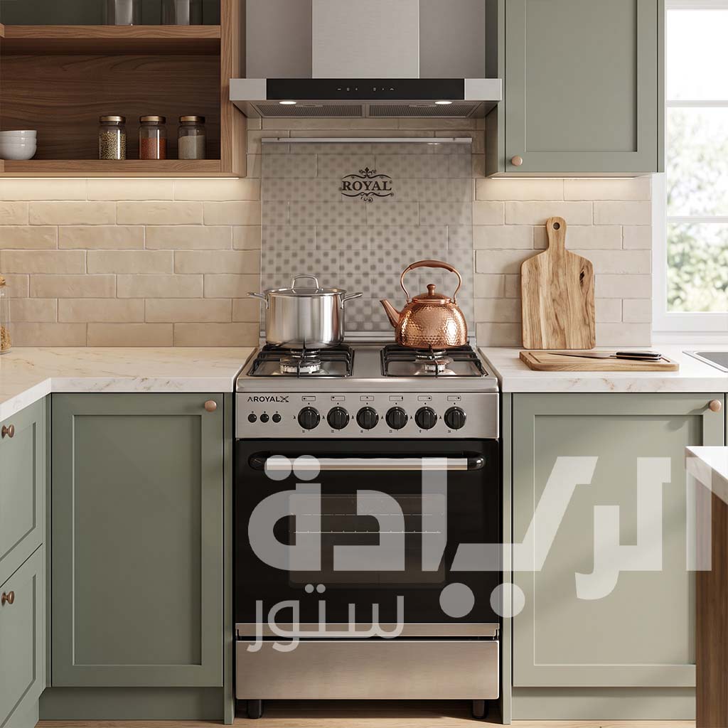 Royal Gas Speed Cooker 2010279 – 4 Burners, 60x60 cm, Modern Design and Powerful Performance