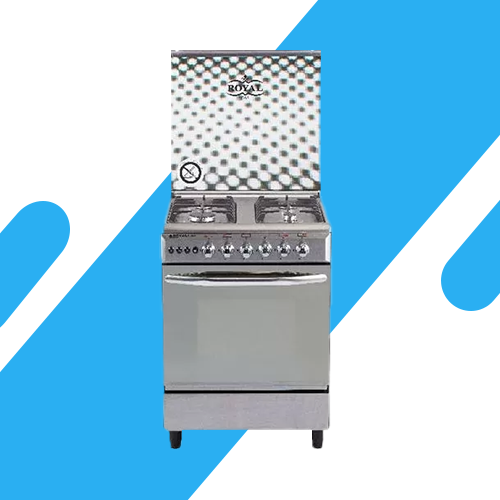 بوتاجاز رويال سيزر 2010284 4 شعلات 60 سم – كاست بمروحة للفرن