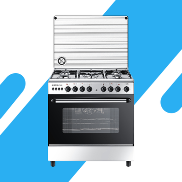 بوتاجاز رويال غاز سبيد 5 شعلة مع مروحة 80 سم ستانلس ستيل – موديل 2010287