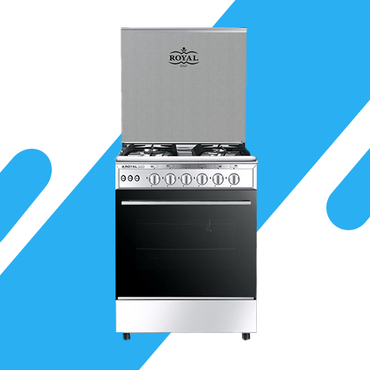 بوتاجاز رويال غاز كريستال كاست 60 سم ستانلس ستيل بمروحة توزيع حراري – 2010288