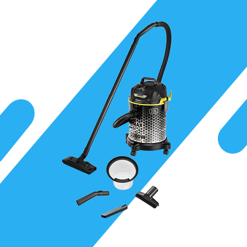 مكنسة كارشر البرميلية DVAC 2200 – قوة 2200 وات – خزان 22 لتر (الأقوى)