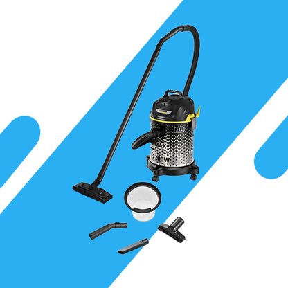 مكنسة كارشر البرميلية DVAC 2200 – قوة 2200 وات – خزان 22 لتر (الأقوى)