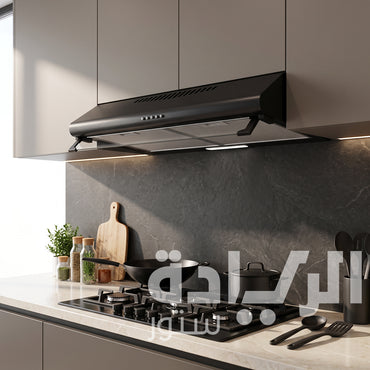 شفاط سيمفر (Simfer) كلاسيك 90 سم - قوة شفط 520 م³/ساعة ستانلس أسود – 2 9001 BL90
