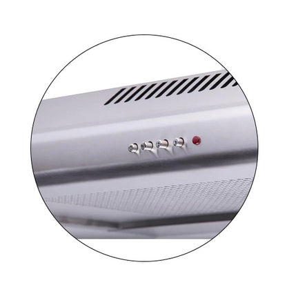 شفاط مطبخ مسطح هانز مقاس 90 سم قوة شفط 500م3/ساعة - موديل - Kendo Stainless