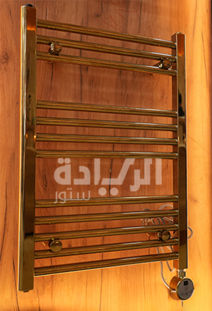 دفاية كهربائية ذهبية بيورتي - 50*90 سم - 400 وات - تصميم أنيق وتجفيف مناشف الحمام