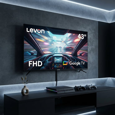 Levon 43-inch Smart FHD TV with Google TV, Built-in Receiver and Multiple Ports – Model 3020805