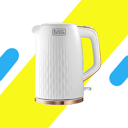 غلاية مياه بلاك اند ديكر – 2200 وات – 1.7 لتر – أبيض – موديل - JC190W