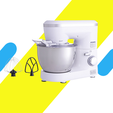 عجانة بلاك اند ديكر – 1000 واط – 4 لتر – أبيض – موديل - SM1000