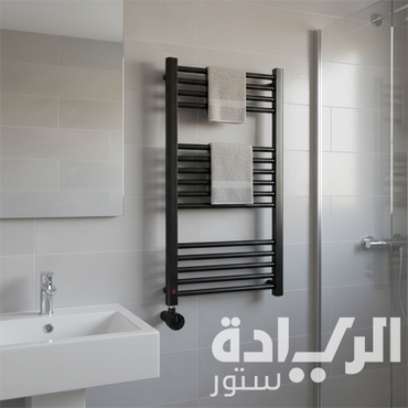 دفاية كهربائية سوداء بيورتي 50*90 - بقوة 400 وات لتدفئة فعّالة وتصميم أنيق