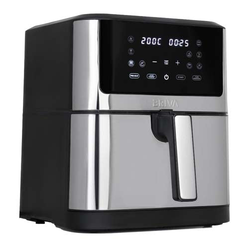 قلاية هوائية بريفا 8 لتر – 10 برامج ذكية – تقنية الحمل الحراري – تحكم حراري متدرج موديل - AF 1800-BH008