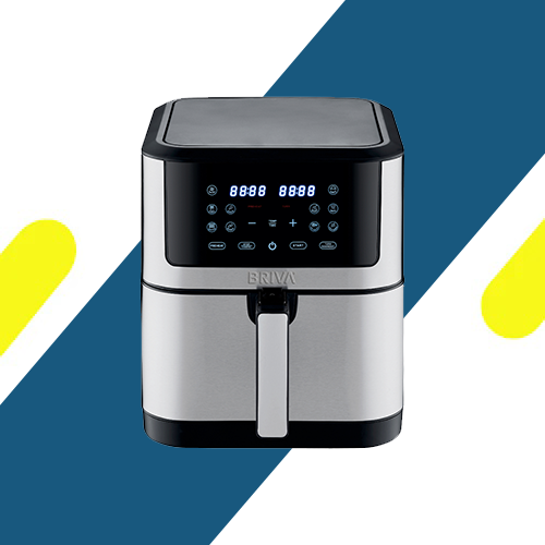قلاية هوائية بريفا 8 لتر – 10 برامج ذكية – تقنية الحمل الحراري – تحكم حراري متدرج موديل - AF 1800-BH008