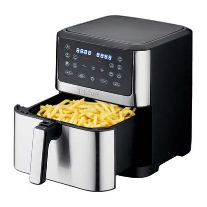 قلاية هوائية بريفا 8 لتر – 10 برامج ذكية – تقنية الحمل الحراري – تحكم حراري متدرج موديل - AF 1800-BH008