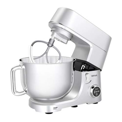 ماكينة عجن BRIVA KNEADING MACHINE SMART CHEF 1800-BH145 بوعاء 7 لتر وشاشة لمس