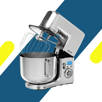 ماكينة عجن بريفا PRO XL 1500 - BH169 بوعاء 10 لتر وشاشة LCD -