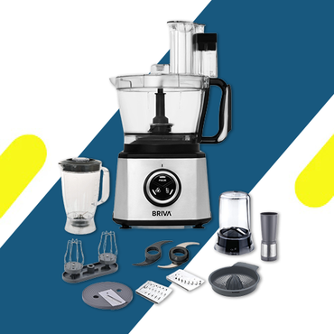 محضر طعام بريفا BRIVA KITCHEN PRO BH-KM183 – متعددة الاستخدامات بقوة 1000 واط
