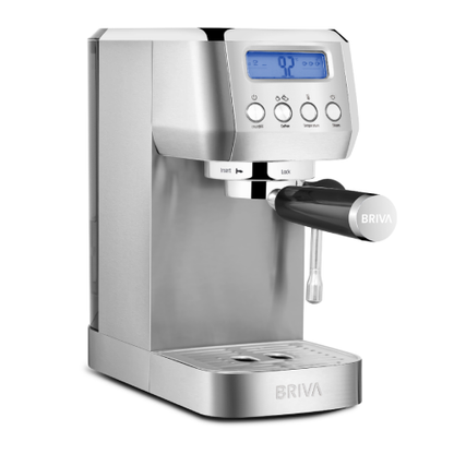 ماكينة قهوة MOOCA PLUS إسبرسو احترافية بقوة 20 بار – تحضير جميع أنواع القهوة مع فوهة تبخير وشاشة LCD