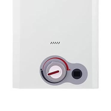 سخان مياه غاز ليفون 6518120 10 لتر ديجيتال أبيض بالشاحن ومبادل حراري OXG-F مزود بتقنية