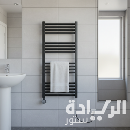 دفاية كهربائية سوداء بيورتي – 750 وات – 50×110 سم