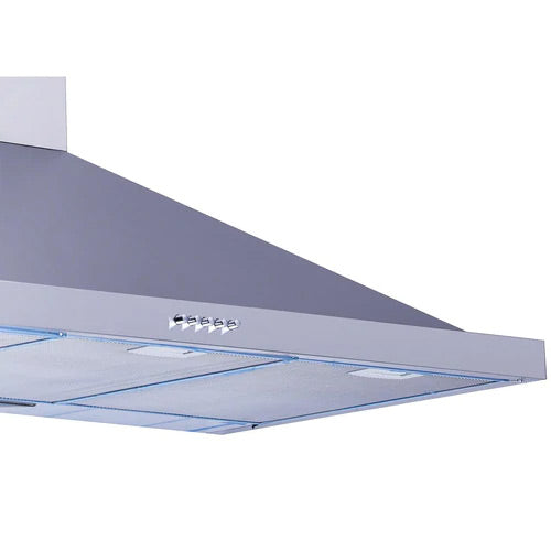 شفاط مطبخ بلت إن هانز مقاس 90 سم هرمي ستانليس ستيل قوة شفط 1000 م3/س - موديل - Vento