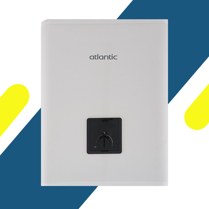 سخان كهرباء اتلانتيك فيرتيجو، سعة 40 لتر، ابيض - (2000-2500 وات) - 8312900