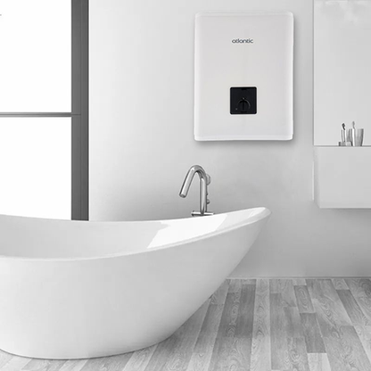 سخان كهرباء اتلانتيك فيرتيجو، سعة 40 لتر، ابيض - (2000-2500 وات) - 8312900