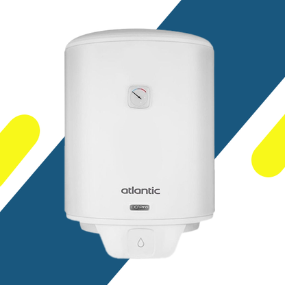 سخان مياه كهربائي اتلانتيك اوبرو، 50 لتر، ابيض - 2000 وات - 8413680