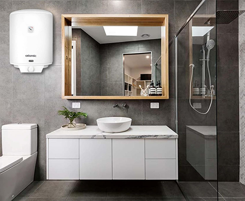 سخان مياه كهربائي اتلانتيك اوبرو، 50 لتر، ابيض - 2000 وات - 8413680