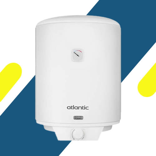 سخان مياه كهربائي اتلانتيك اوبرو تيربو، 50 لتر، ابيض - 3000 وات - 8413980