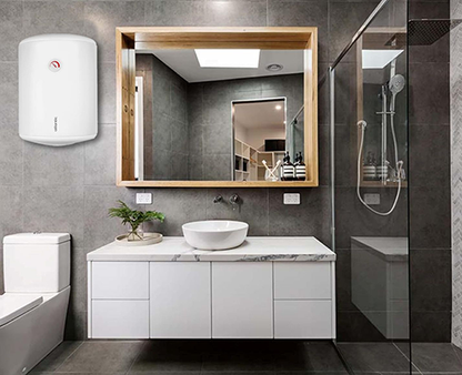 سخان مياه كهربائي كونسبت اتلانتيك، 50 لتر، ابيض - 1500 وات - 8414050