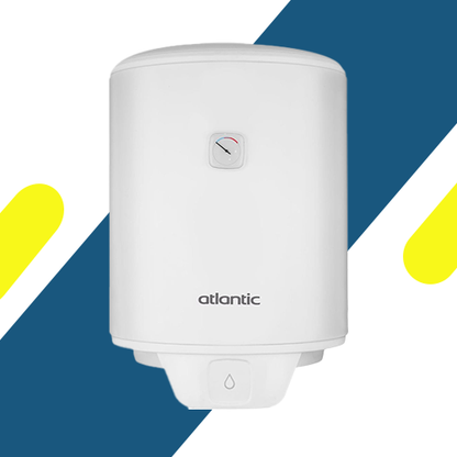 سخان مياه كهربائي اتلانتيك ايجو، 80 لتر، ابيض - 1500 وات - 8511930