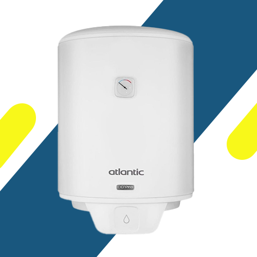 سخان مياه كهربائي اتلانتيك اوبرو، 80 لتر، ابيض - 2000 وات - 8514130