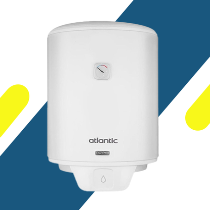 سخان مياه كهربائي اتلانتيك اوبرو، 80 لتر، ابيض - 2000 وات - 8514130